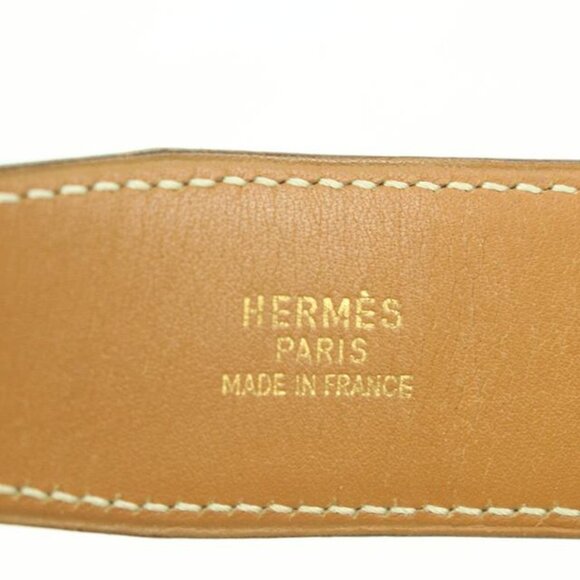 Hermès Black x Brown x Gold 32mm Reversible H Logo Belt Kit s331h52 main image 4